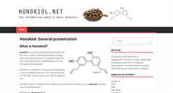 Desktop Screenshot of honokiol.net