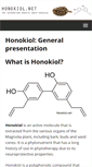 Mobile Screenshot of honokiol.net