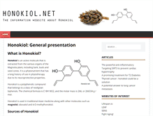 Tablet Screenshot of honokiol.net